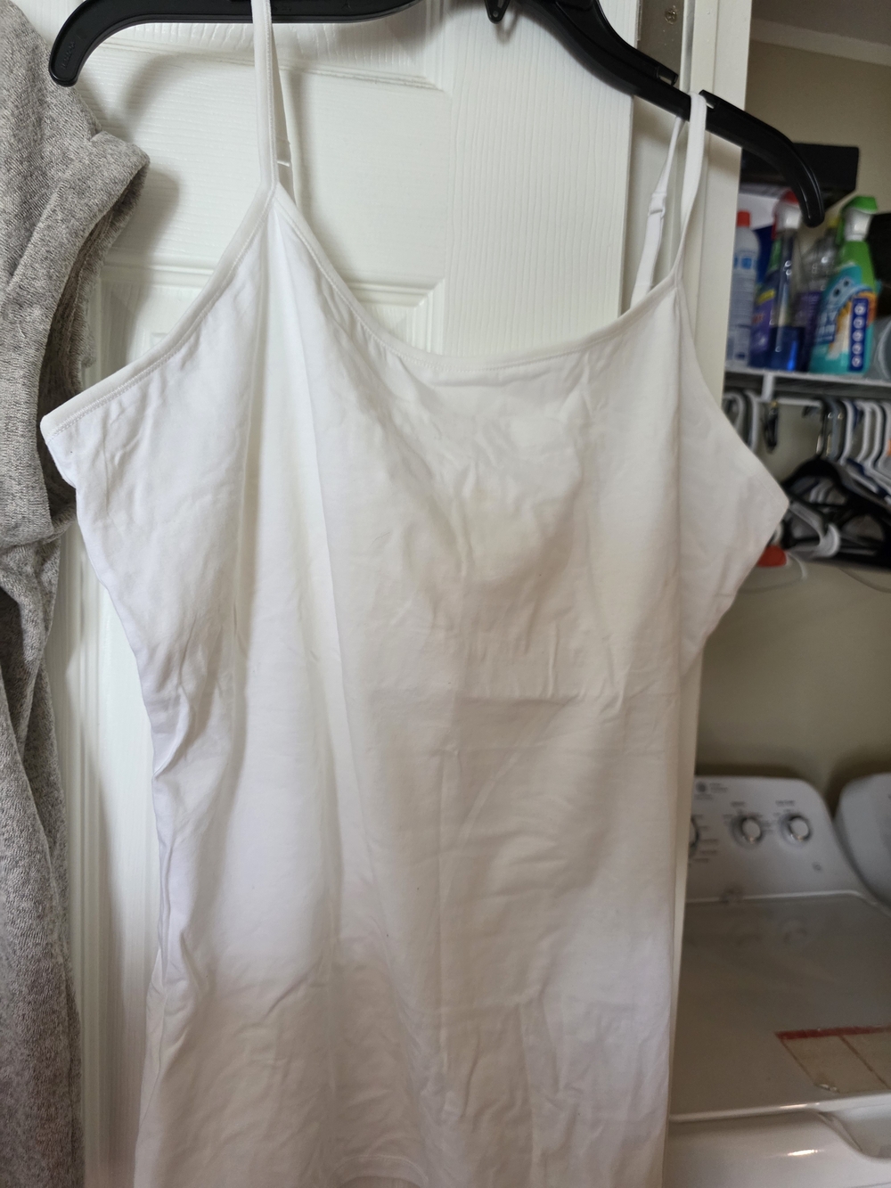 White Women's Spaghetti Strap Cami Top